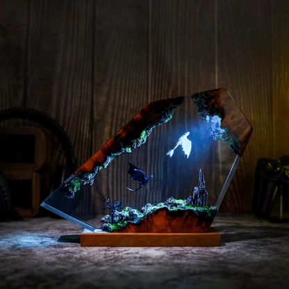 Dragon Resin Lamp Magical Room Glow